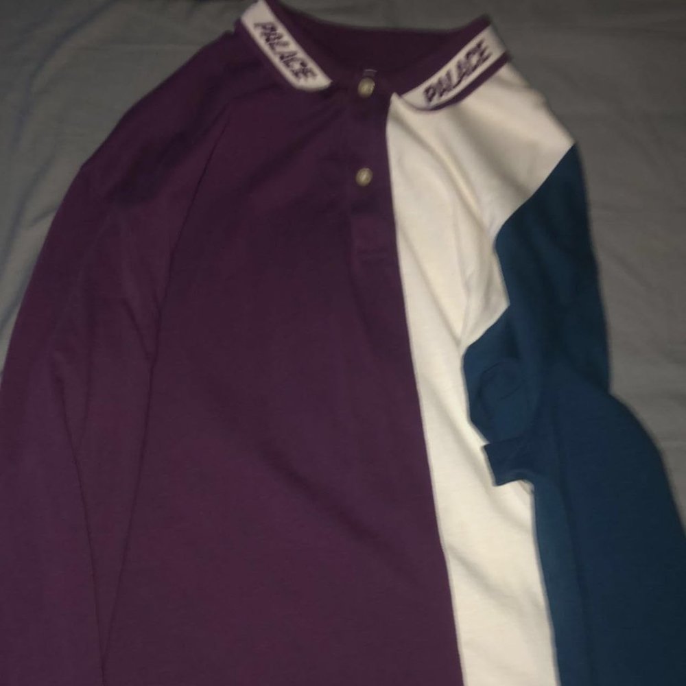 PALACE RARE TRICOLOR POLO SHIRT
